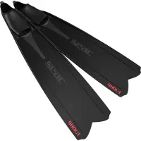 Seac Sub Shout S700 Spearfishing Fins Zwart EU 47-48
