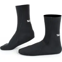 Seac Sub Standard 2.5 Mm Booties Zwart EU 45-46