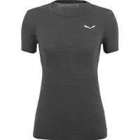 Salewa - Women's Zebru Fresh AMR T-Shirt - Merino-ondergoed 38, grijs