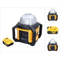 DeWalt DCL 074 Akku Baustellenstrahler Strahler 18 V 5000 lm 4000 Kelvin + 1x Akku 5,0 Ah - ohne Lad