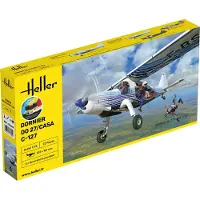 Heller Modelbouwpakket Militaire voertuigen - 35304 Dornier DO27/CASA C-127 - Starter Kit Plastic - 1:72 - Modelbouw