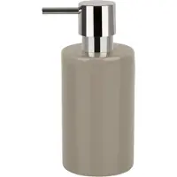 Spirella Zeeppompje Sienna - glans beige - porselein - 16 x 7 cm - 300 ml - dispenser