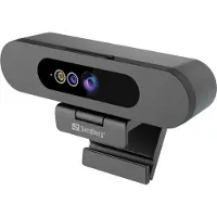 Sandberg Webcam - - Face-ID Webcam 2 - 1080p - USB-kabel - Zwart