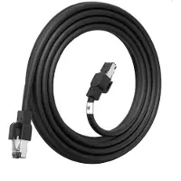 Lanview LVN601SOUT, 1 meter, Cat6a, S/FTP (S-STP), RJ-45, RJ-45, zwart