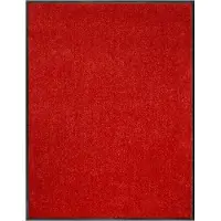 Floordirekt Vuilvangmat Use&Wash - Antislip Deurmat - Veelzijdig Inzetbaar - Rood - 120 x 300 cm - Onderhoudsvriendelijk, Slijtvast & Ideaal voor Hal, Entree en Woonruimte