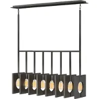 HINKLEY LED Hanglamp Ludlow | 8X E27 Max 60W | Dimbaar | Brushed Graphite