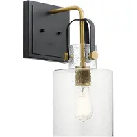 Kichler LED Wandlamp Kitner | 1X E27 Max 60W | Natural Brass