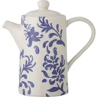 Creative Collection Petunia Theepot, Blauw, Steengoed
