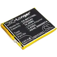 123accu Motorola HD40 / SNN5987A accu (2700 mAh, huismerk)