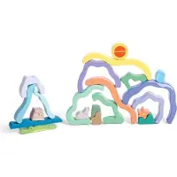 Hape Nature Scene Building Blocks Veelkleurig Kinderen