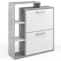 Vicco Orlando Schoenklaprek – 24.5 x 90 cm Wit/beton