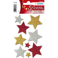 Herma Stickers multicolored sterren, de diamant glitters - 20 stuks