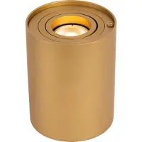 Lucide TUBE - Tafellamp - Ø 9,6 cm - LED 3 StepDim - GU10 - 1x5W 2700K - Mat Goud / Messing