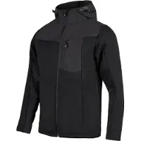 FHB Maximilian Hybrid-Softshell-Jack Zwart maat XL heren