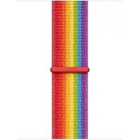 Strap-it Smartwatch bandje nylon - geschikt voor Xiaomi Watch S1 (Active/Pro) / Watch 2 Pro / Watch S3 / Mi Watch / Amazfit Balance / Bip 5 - regenboog/pride