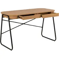 Ebuy24 Bureau Blueton 120x60x75cm met twee lades - eikdecor