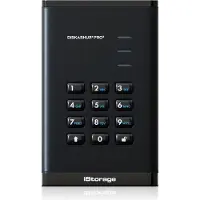 ISTORAGE diskAshur PRO3 SSD – externe Solid State Drive – 512GB – USB – 256-bit – Zwart