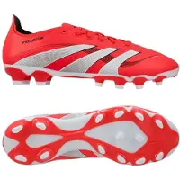Adidas Herenschoenen Predator League Pure Victory Pack MG Multi Ground Voetbalschoenen Lucid Red/Wit/Zwart