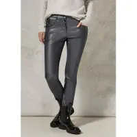 Cecil Dames Broek met coating in Grijs, Gr: 30