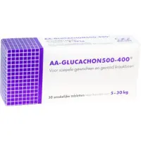 Aa glucachon 1000/800mg 30 tabl - 30 tabletten