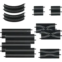 Carrera Go!!! Uitbreidingsset #2 - 11-delig Track Expansion Accessory Pack - Voor 1:43 Go!!! & Digital143 Slotcar Racetracks
