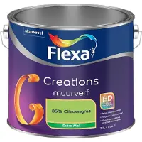 Flexa - Creations Muurverf Extra Mat - 85% Citroengras - Mengverf - 2,5 L