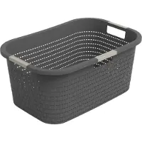 Coppens Rotho wasmand 40 liter country antraciet