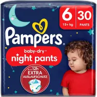 Pampers - Baby Dry Night Pants - Maat 6 - Small Pack - 30 stuks - 15+ KG