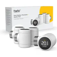 Tado Tête Thermostatique Connectée X - Lot de 4 (Extension)