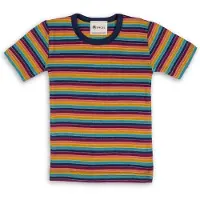 Engel - Kinder Unterhemd S/S - Merino-ondergoed 164, meerkleurig
