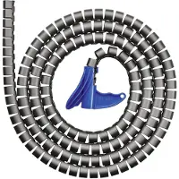 Hellermanntyton Helawrap kabelbeschermslang, L 2 m x Ø 25 mm, wit