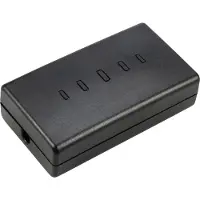 InterBaer 8122-004.01 LED-snoerdimmer Zwart uit/aan Schakelvermogen (min.) 4 W Schakelvermogen (max.) 160 W 1 stuk(s)