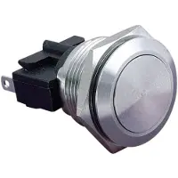 BULGIN MP0031 MP0031 Vandalismebestendige druktoets 250 V/AC 5 A 1x uit/(aan) Moment (Ø x h) 21.5 mm x 31.6 mm IP66 1 stuk(s)