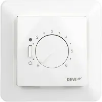 Devi Thermostaat DEVIreg 530, model 140F1030, kleur: reinwit
