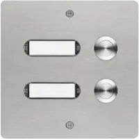 Grothe 55502 Belknop Met naambord RVS V2A