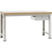 Manuflex WP5407.9006 Werkbank Aluminium-zilver