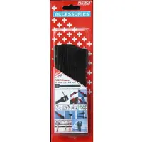FASTECH 894-008 Klittenband kabelbinder Om te schroeven Haak- en lusdeel (l x b) 225 mm x 13 mm Zwart 10 stuk(s)
