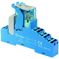 Finder 4C.P2.8.024.0060 LED-poortmodule Nominale spanning: 24 V/AC Schakelstroom (max.): 8 A 2x wisselcontact Tray 1 stuk(s)