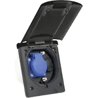 As Schwabe 62474 Stopcontact (inbouw) IP44 Zwart