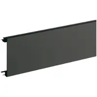 Hager BR08029011 Kabelgoot Bovenstuk (l x b) 2000 mm x 80 mm Antraciet 2 m