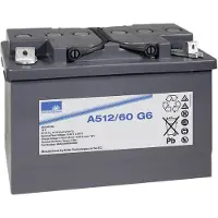 Gnb Sonnenschein A512/60 G6 Loodaccu 12 V 60 Ah Loodgel (b x h x d) 278 x 190 x 175 mm M6-schroefaansluiting Onderhoudsvrij