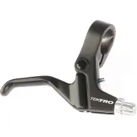 Tektro BMX remhendels 316AG zwarte steun, zilveren blad