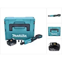 Makita Boormachine + slagboor, DWR 180 F1J Accu ratelschroevendraaier 18 V 47,5 Nm 1/4" 3/8" + 1x accu 3,0 Ah + Makpac - zonder La (Oplaadbare batterij)