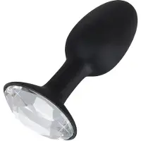 You2Toys Siliconen Buttplug Flexibel met Diamanten Stop Medium