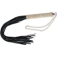 Bad Kitty Sprankelende Strass Mini Flogger met Polsband
