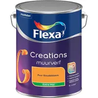 Flexa - Creations Muurverf Extra Mat - Puur Goudsbloem - Mengverf - 5 L