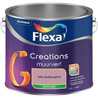 Flexa - Creations Muurverf Extra Mat - Iets Aubergine - Mengverf - 2,5 L