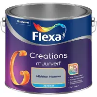 Flexa - Creations Muurverf Zijdemat - Midden Marmer - Mengverf - 2,5 L