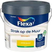 Flexa - Strak Op De Muur Binnen Mat - 100% Sorbet - Mengverf - 5 L