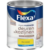 Flexa - Mooi Makkelijk Deuren & Kozijnen Zijdeglans - Puur Limoen - Mengverf - 750 Ml
